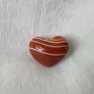 Orange Agate Heart1