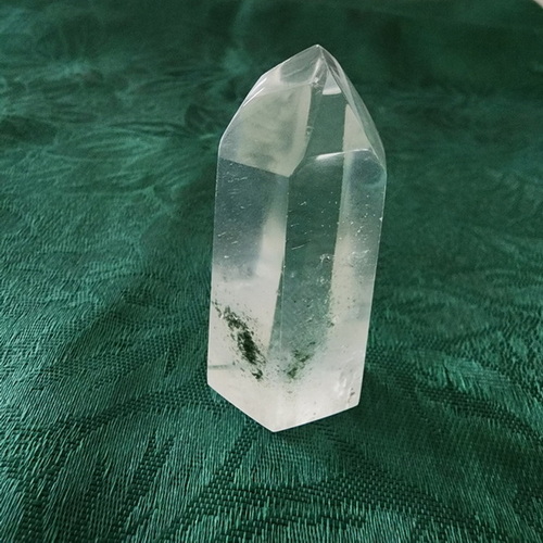 Chlorite Included Polished Quartz Point